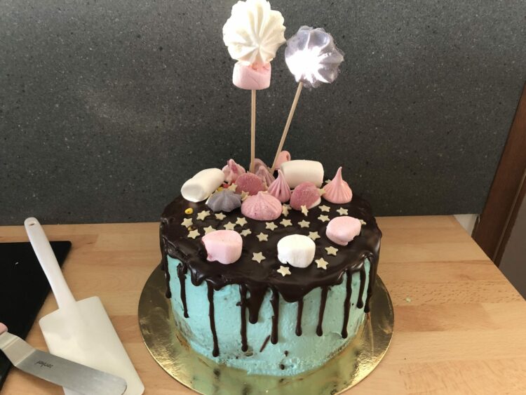 Drip cake décoré